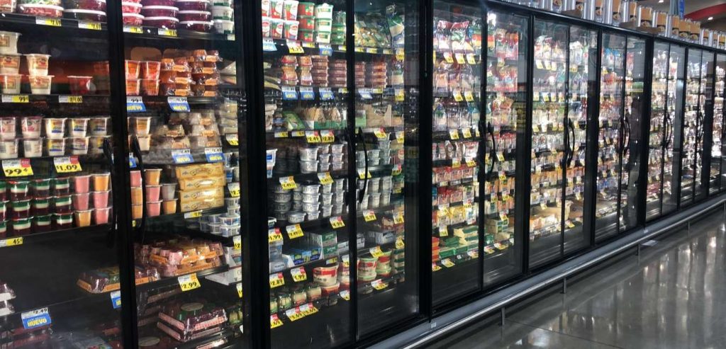 Refrigeradoras en un supermercado